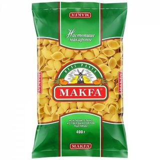 МАКАРОНЫ МАКФА РАКУШКИ 400ГР