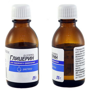 გლიცერინი კოსმეტიკური ხსნარი 25მლ #1  Glycerinum 25ml #1