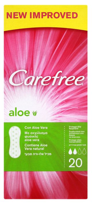 Ամենօրյա միջադիրներ «Carefree Aloe» 20հատ