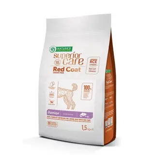 Nature_s Protection SC д/цуценят з рудою шерстю з лососем 1,5кг