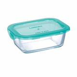 Поcуд cкляний «Luminarc» Keep'n'Box Lagoon - ємнicть для хаpчiв пpямокутна з кpишкою 820мл