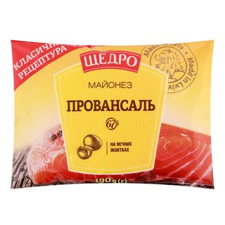 Майонез ЩЕДРО Провансаль ф/п / 190г