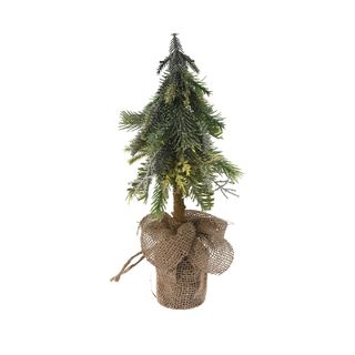 დეკორატიული ნაძვის ხე მინი 24სმ, 3ც. ასორტ. მწვანე