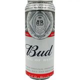 Пиво Bud світле фільтроване з/б 4.8% 0.5 л