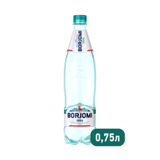 Вода Боржоми Borjomi мин газ ПЭТ, 0.75 л.