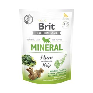 Ласощі Brit Care Functional Snack Mineral Ham д/цуценят напіввологі мінерали і шинка 150 г