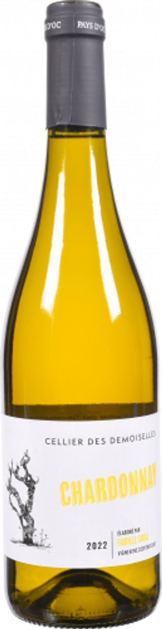 Вино CELLIER DES DEMOISELLES Шардоне 0,75 л сух. біле 13% (Франція)