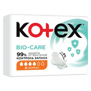 Kotex - ბიო ქეარ ნორმალი - 10 ც