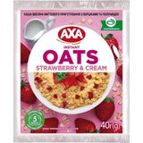 Каша вівсяна миттєвого приготування Axa Premium з вершками та полуницею 40 г