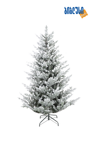 649411 ნაძვის ხე მწვანე დათოვლილი T-3717 pe/pvc; D-165.1სმ; H-240სმ MONICA