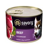 Savory Dog Gourmand консерви яловичина для собак, 200 г