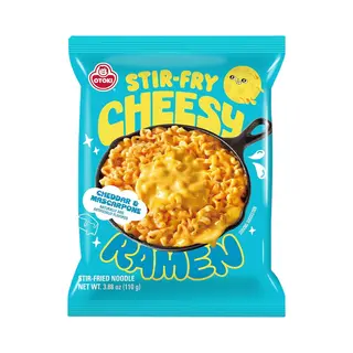 Лапша Ottogi Stir Fry Cheesy Cheddar&Mascarpone, 110 гр.