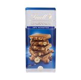 შოკოლადის ფილა რძიანი, მთლიანი თხილით /ლინდტი/ 150გ