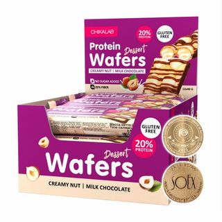 ChikaLab "WAFERS" კრემისებრი თხილის დესერტი 40 გრ.