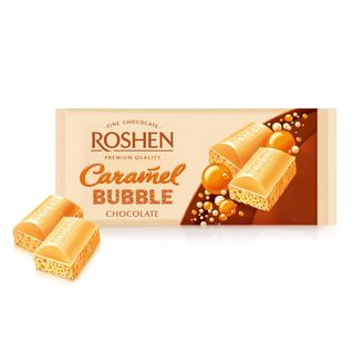 Chocolate Roshen Aero Caramelo con leche 80g
