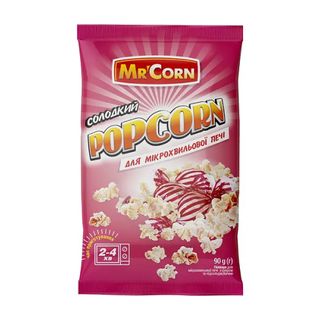 Попкорн Mc`Corn зі смаком бекона для микрохвильової печі 90г