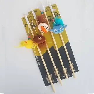 სათამაშო ჯოხი ფუმფულებით 1ც