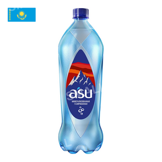 A"Su, Вода A`Su 1,5Л Газированная, шт, ШК: 4870001157920
