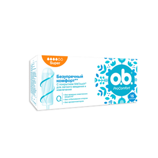 Тампони o.b. ProComfort супер 16шт/уп