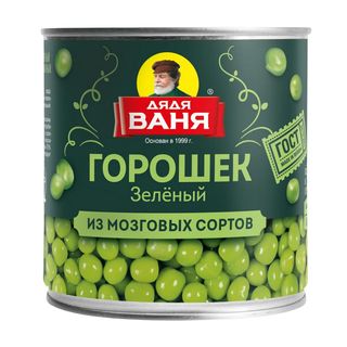 Горошек Дядя Ваня зелёный консервированный 400 г