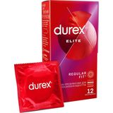 Презервативи Durex Elite тонкі з додатковою змазкою 12 шт