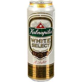 Пиво Kalnapilis White Select 0.568 л з б