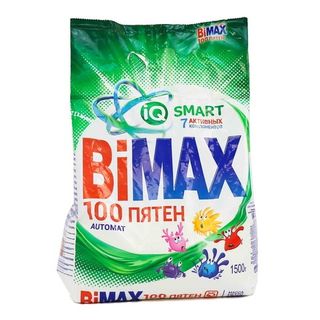 ბიმაქს სარეცხი ფხვნილი 100 ლაქა 1.5 კგ/4604049012817