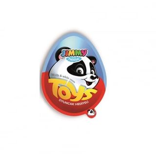 Яйце 25 г JIMMY з сюрпризом блакитне м/уп