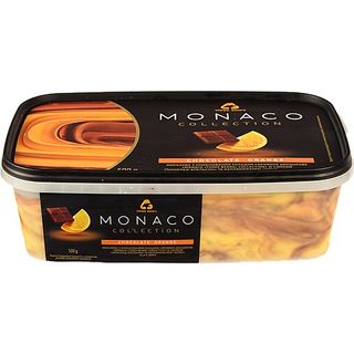 Морозиво Три Ведведі 500г monaco collection шоколад апельсин двошарове пл.лоток