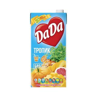 Da-Da, Сок Da-Da 1,9Л Тропик, шт, ШК: 4870002328206