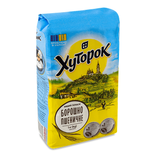 Борошно «Хуторок» пшеничне 1кг