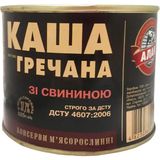 Каша консервована Алан гречана зі свининою 525 г