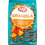 Гранола Axa хрустка з тропічними фруктами 330 г