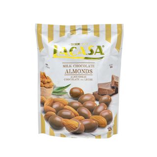 შოკოლადის დრაჟე /LACASA/ ნუშით და რძიანი შოკოლადით/ 100 გრ