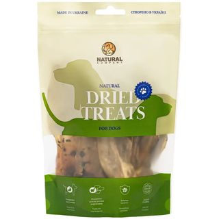 Ласощі Natural для собак вуха кроля 10 шт