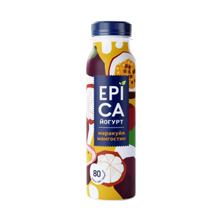 Йогурт питьевой EPICA с маракуйей и мангостином 2,5%, 260г