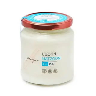 Մածուն «Երեմյան Փրոդաքթս» 450գ, յուղայնությունը՝ 3.6%