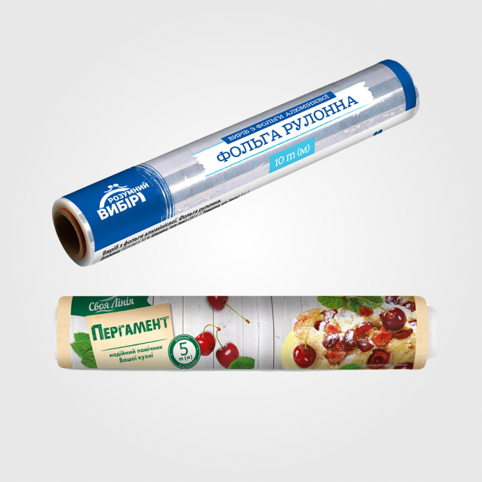 Товари для випічки і упаковки їжі.