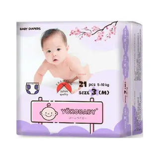ПОДГУЗНИКИ YOKOBABY УЛЬТРАТОНКИЕ M 21ШТ