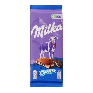 Шоколад мол Milka з молочною начинкою зі смаком ванілі та  печива, 100 г
