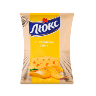 Чипси картопляні “Люкс” зі смаком сиру, 105г