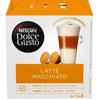 Кава мелена Nescafe Dolce Gusto Latte Macchiato 8 шт х17,4 г + 8 шт х 5,5 г