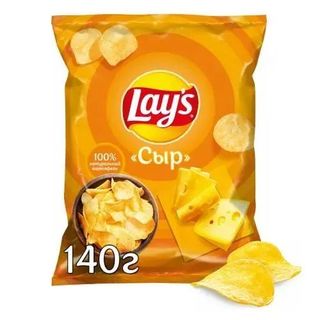 Чипсы Lay's "Сыр", 140 гр.