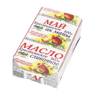 Масло сливочное Ak sut Крестьянское 72,5% 500г
