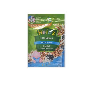 ჰიპოპო/ჰეინცი - ფაფა რძიანი წიწიბურა. ომეგა-3 ჩირით /4თვ+/ 200გრ 5136 4600689605136 Heinz - buckwheat porridge with milk. omega-3 dried fruit 200g 5136