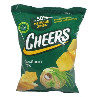 ЧИПСЫ CHEERS ЗАПЕЧЕННЫЕ СО ВКУСОМ ЗЕЛЕНОГО ЛУКА 130ГР