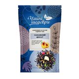 Чай 60 г Чайні шедеври Нахабний фрукт чорний цейлонський лист. зі шматочками ананаса та персика м/уп