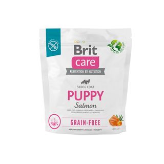 Brit Care Dog GF Puppy для цуценят лосось 1кг