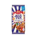 Шоколад 150 г Корона Максфан молочний з мармеладом, печивом і вибуховою карамеллю