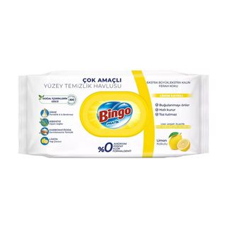 Влажные салфетки Универсал лимон 96 шт